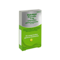 Dulcolaxo bisacodilo 5 mg 30 comprimidos gastrorresistentes